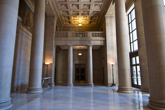 The Sansome Street Entrance