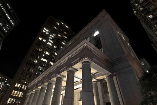 Battery Street in the Evening