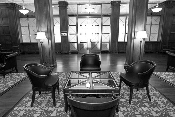 the conference center lounge